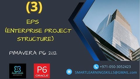 How to Create Enterprise Project Structure I Primavera P6 I 21.12 I Beginners Tutorial