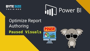 Using Paused Visuals to Optimize Report Authoring in Power BI | Learn Power BI from Sunil Nair