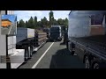 [#0366] BAD Driver | This Volvo SWERVED into oncoming lane and ANGERED everyone! | ETS2 TruckersMP