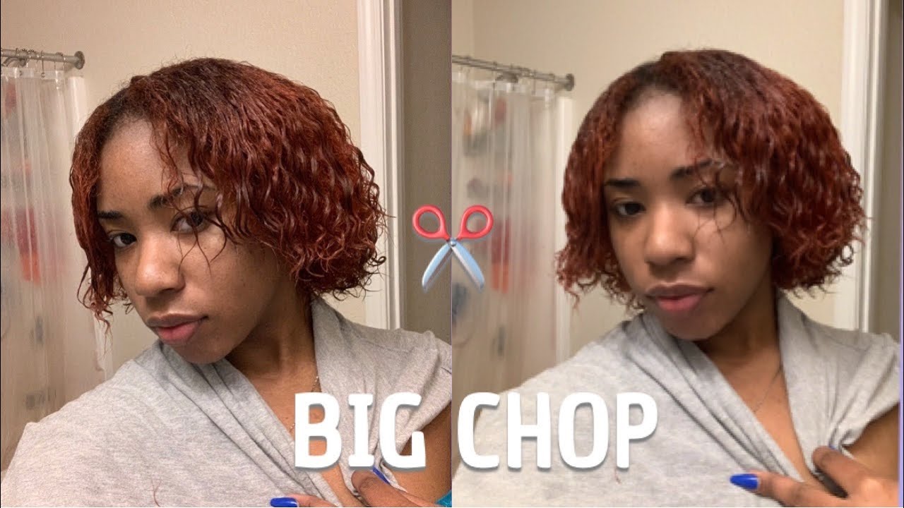 BIG CHOP 😱 | The Start to My Natural Hair Journey !! - YouTube