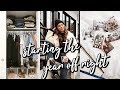 2019 Vision Board, Closet Purge + Healthy Eating | VLOG