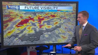 Patchy fog tonight ahead of an active holiday week