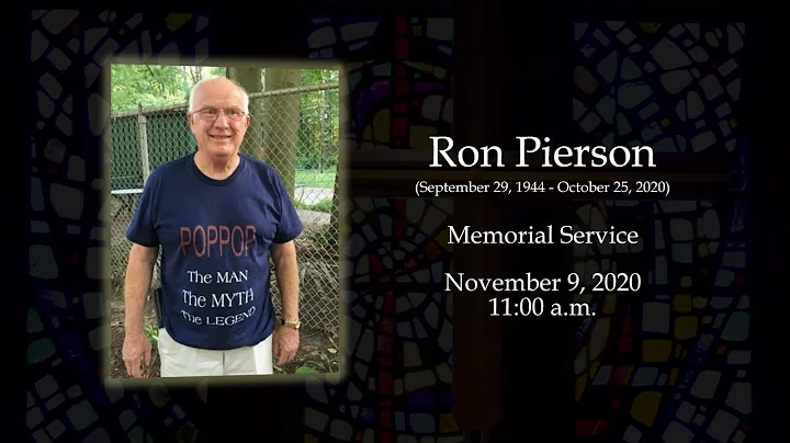 Ron Pierson Memorial Service - November 9, 2020