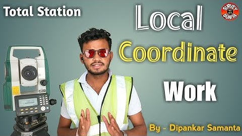 Assume Coordinate | Local Coordinate Work Make by Work Total Station In Hindi@surveyduniya