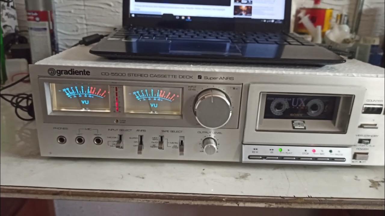 Tape Deck Gradiente CD 5500 YouTube