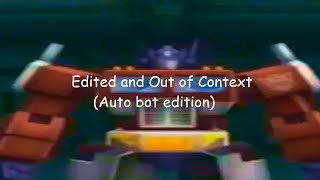 PS2 Transformers Cutscenes but it's edited and out of context (autobot edition)