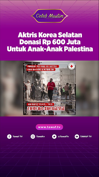 Aktris Korea Selatan Donasi Rp 600 Juta Untuk Anak Anak Palestina #shorts