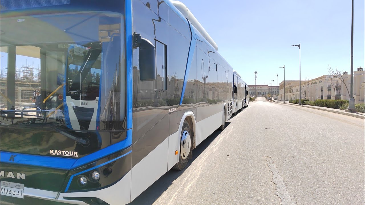 مواصلات العاصمة الإدارية الجديدة استعدادا لنقل الموظفين.. شكل الاتوبيس واسعاره