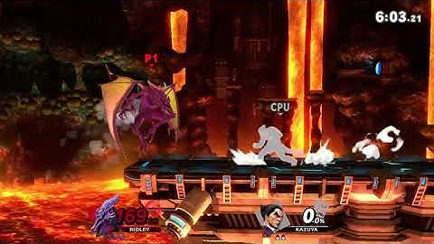 Ridley vs. Level 9 CPU Kazuya | Smash Ultimate