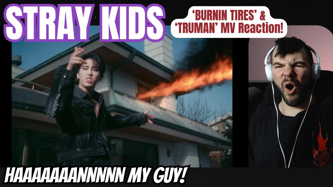STRAY KIDS - 'Burnin Tires' (Changbin & I.N) + 'Truman' (Han & Felix) MV Reaction!