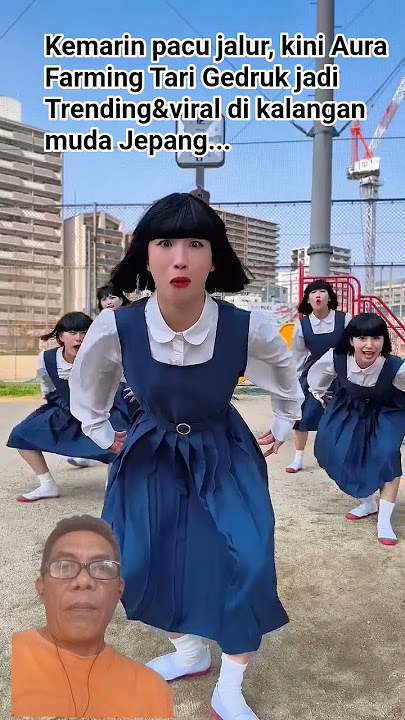 Tari GEDRUK viral di Jepang #dance #aura farming#indonesia dance