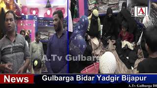 Grand Opening Al Madina Burqua House Noor Bagh Gulbarga A.Tv News 12-4-2019
