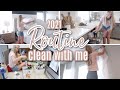 ROUTINE CLEAN WITH ME // CLEANING MOTIVATION // Katie Sarah