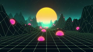 RetroWave Landscape Loop