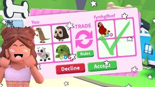 Trading ONLY PREPPY Pets in adopt me! (ITS GETTING PREPPY IN HERE!)