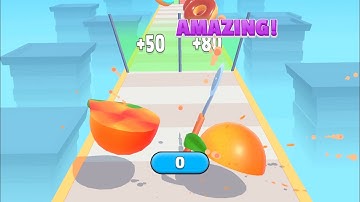 MAX LEVEL in Slice Rush! Gameplay Android,ios (Levels 1-3)