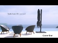 Cane Line Hyde Luxe Tilt Parasol Cane Line Hyde Luxe Tilt Parasol