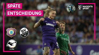 FC Erzgebirge Aue - SV Sandhausen, Highlights mit Live-Kommentar | 3. Liga | MAGENTA SPORT
