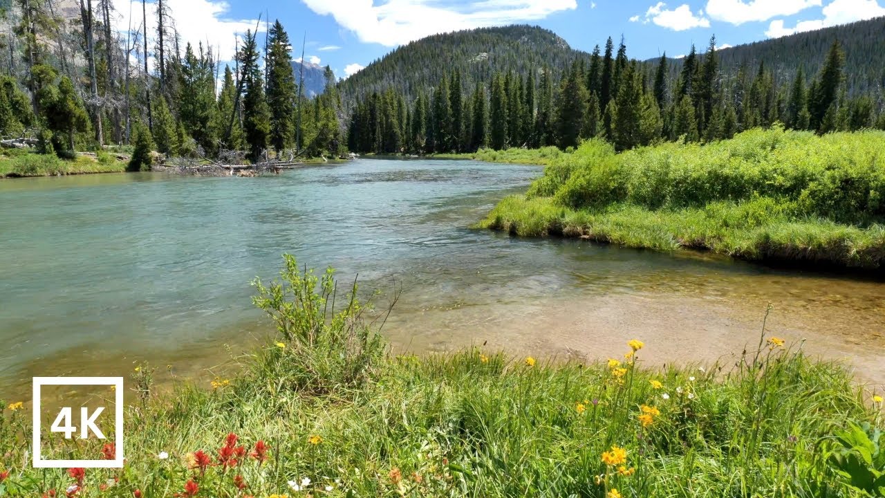 Remote Mountain Rivers | Wind River Range | Nature Scene for Relaxing ...