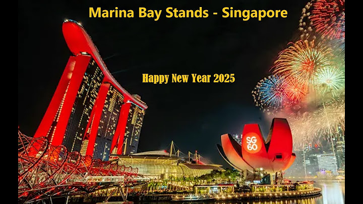 New Year's Eve 2025 | Marina Bay Stands Singapore| Amazing Fireworks Display