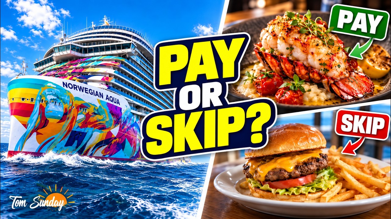The Best & Worst Food on NCL Aqua (What’s Worth Paying For?)
