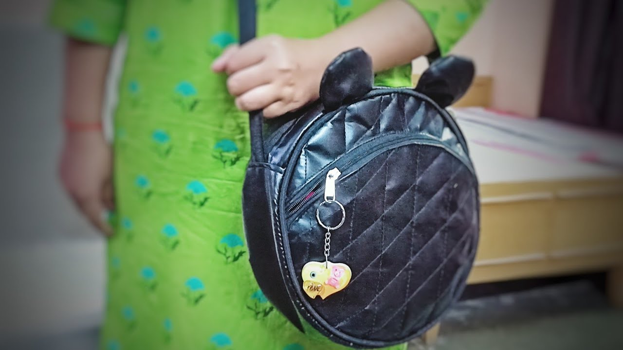 DIY Round Sling Bag DiyBags घर पर बनाएं खूबसूरत Multipurpose Bag 
