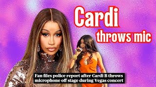 Cardi B Throws 2 Microphones in 24 Hours
