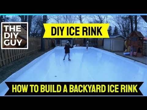 Video: Hoe bouw je een ijsbaan met je eigen handen?