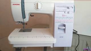 видео Швейная машина Janome 423S
