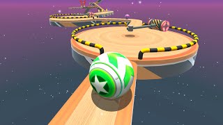 Sky Rolling Ball 3D - All Levels Gameplay Android, iOS #36 ( Level 254 - 260 ) screenshot 2