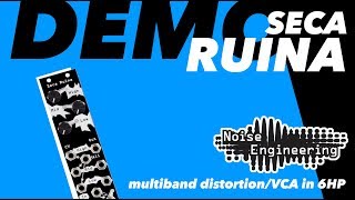 Demo: Seca Ruina multiband distortion/VCA for modular synth