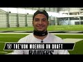 Tre'von Moehrig on Developing at TCU and Building With the Rookie Class at OTAs | Las Vegas Raiders