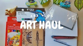 ART VLOG - Art Haul [Cheap/Affordable Art Supplies] 🎨🖋️