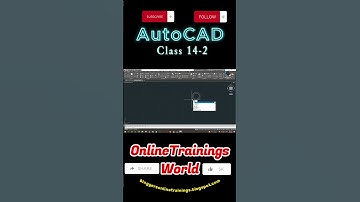 Level Up Your AutoCAD Skills with the Array Command Class 14-2 | #OnlineTrainingsWorld