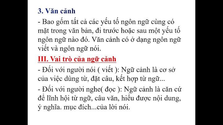 Soạn văn ngữ cảnh lớp 11 trang 102 năm 2024