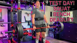 Test Week! Squat, Bench & Deadlift PRs