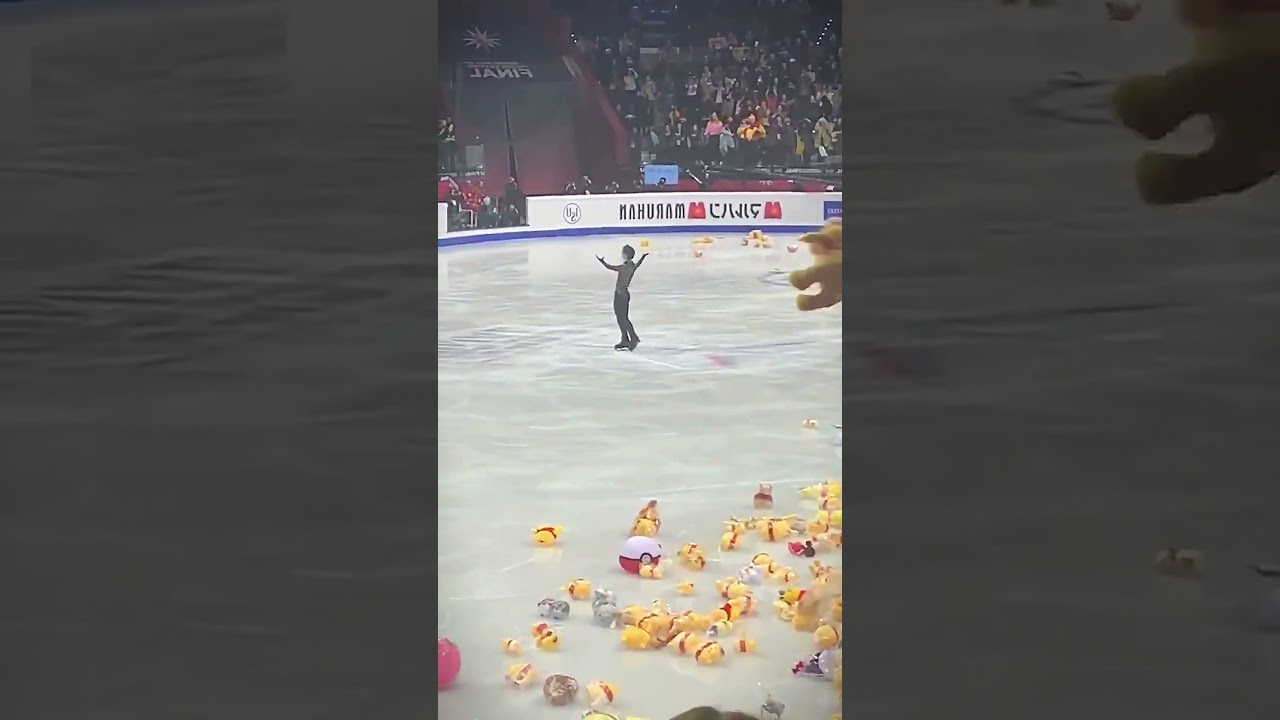 Winnie the pooh stuffed toys flood the stage ❤️👏