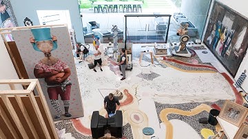 Watch Ramin & Rokni Haerizadeh, & Hesam Rahmanian install 