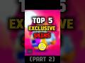 Top 5 exclusive skins part 2🤯 #brawlstars #edit #gameplay #trend #skin#lou #tara #dinomike #jessie