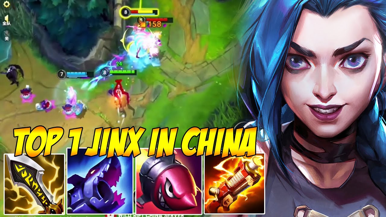TOP 1 JINX IN CHINA WILD RIFT - THE BEST JINX PLAYER IN THE WORLD - YouTube