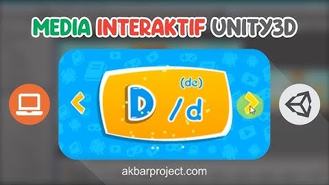 Tutorial Membuat Media Interaktif Mengenal Huruf di Unity