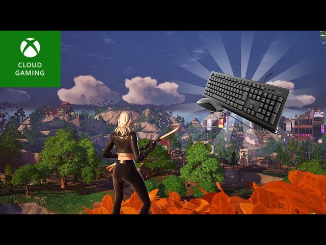 Gameplay Fortnite no Xcloud com Extensão teclado e Mouse (Xbox