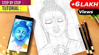 Buddha Drawing || How to Draw Lord Buddha || Buddha Purnima Drawing || Gautam Buddha Drawing Drawing screenshot 5