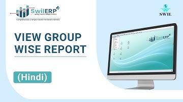 How to view Group wise Stock Valution report in SwilERP Software | Reports in Pharmacy Software