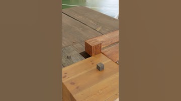 Satisfying wooden Cube Slide and Drop Perfect Loop - Blender #oddlysatisfying