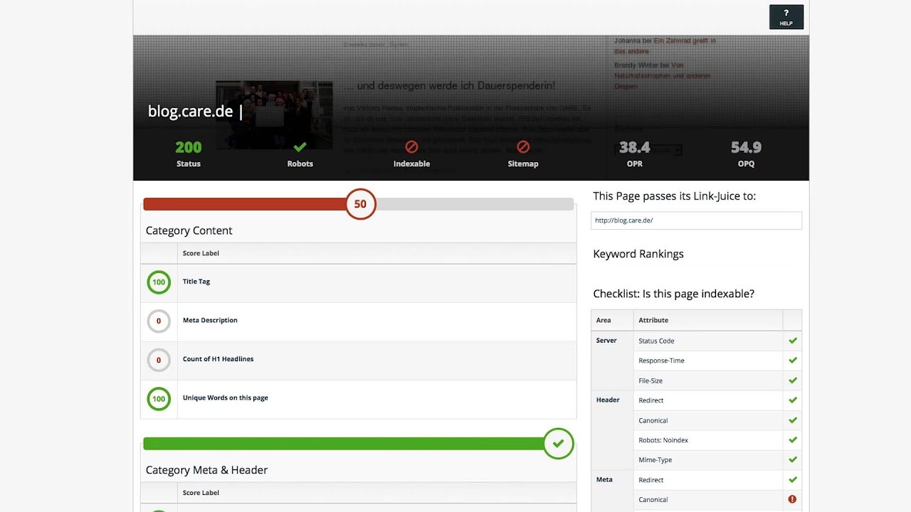 OnPage.org - The Leading Technical SEO Software