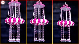 WOW  DIY Pearl Chandelier Craft || Creative Wall Hanging Craft Idea