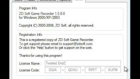 ZD Soft Game Recorder 1.5.0.0 License Name And Code
