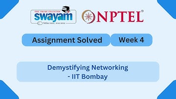 Demystifying Networking Week 4 | NPTEL ANSWERS | My Swayam #nptel #nptel2025 #myswayam