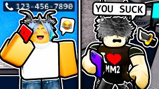 I Put My Phone Number In My Name.. Murder Mystery 2